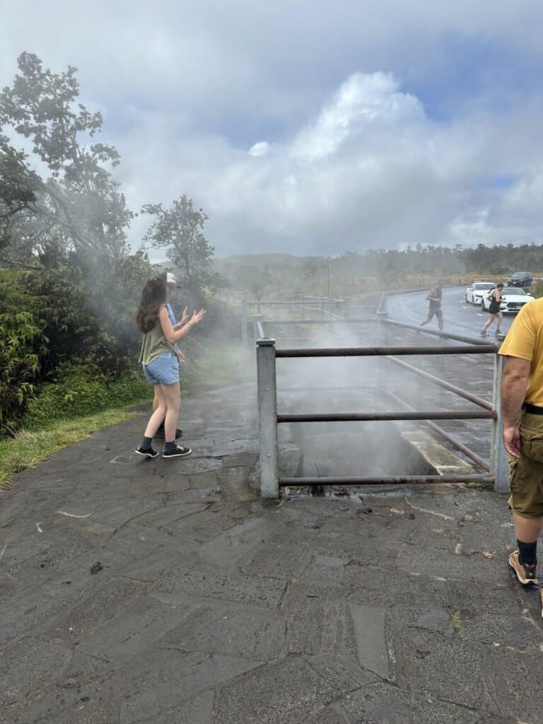 Steam Vents at the Volcano National Park